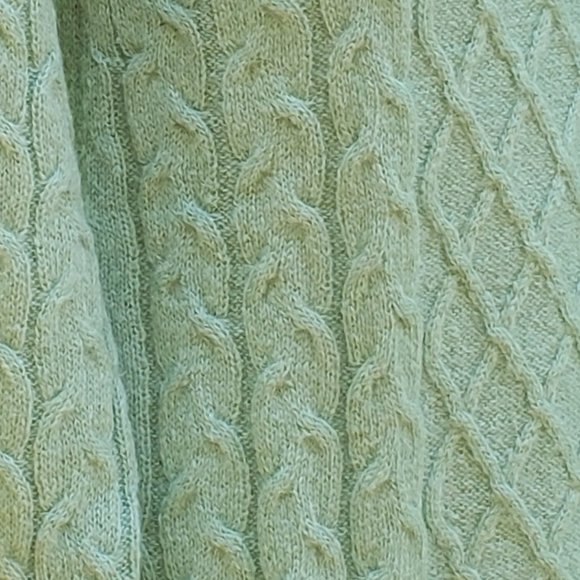 OTTOD'AME Turtleneck Long Sweater in Light Green Size Small US 6 - Picture 11 of 11